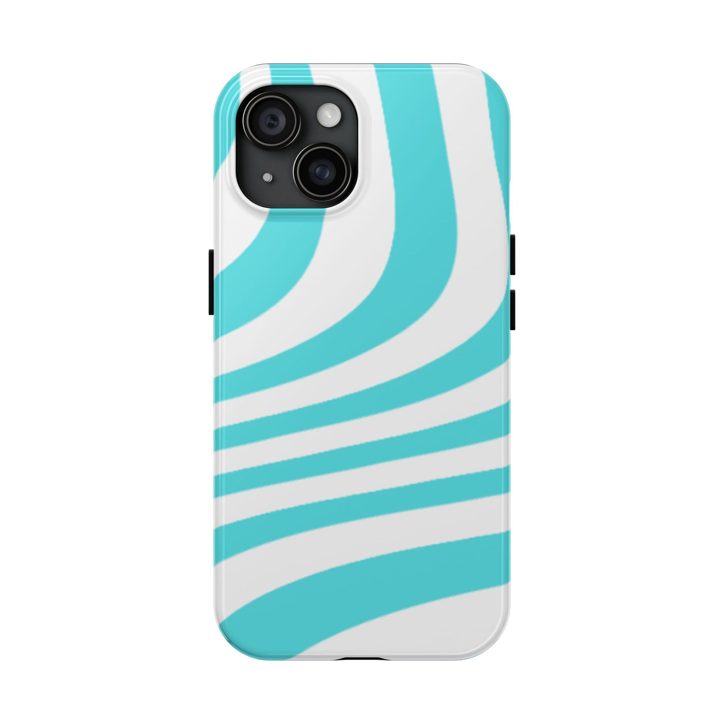 Stylish Tough Phone Case – Modern Wave Design, Shockproof & Durable