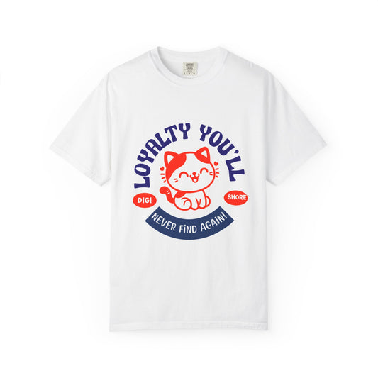 Cute Cat Loyalty T-Shirt, Unisex Tee