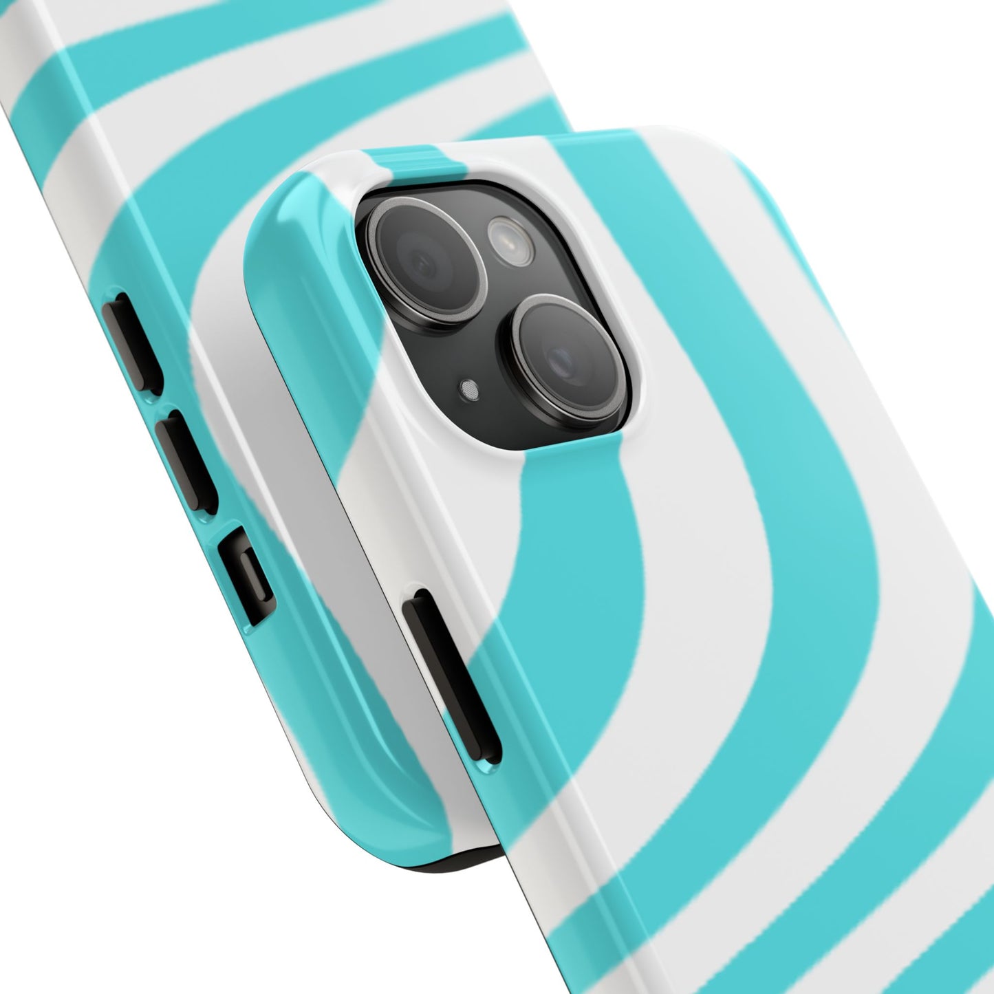 Stylish Tough Phone Case – Modern Wave Design, Shockproof & Durable